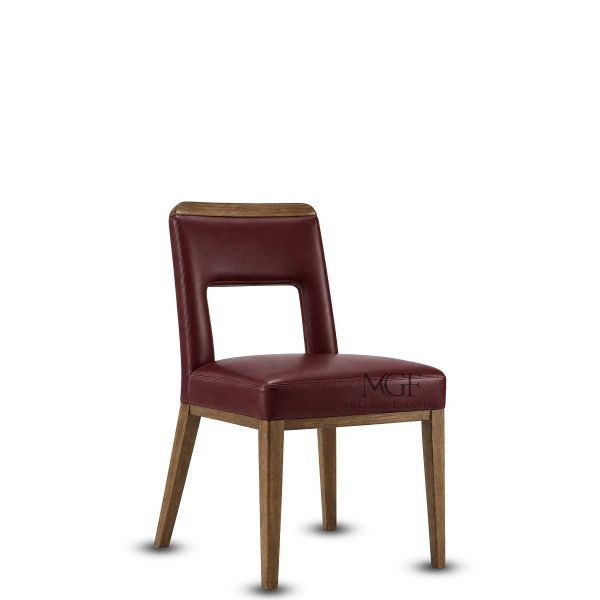 Feather Dining Chair - Timber Back Detail