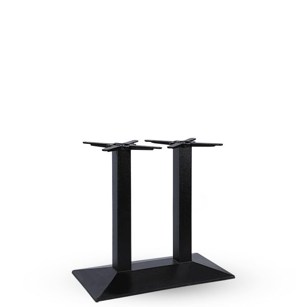 F7069 Double Pedestal Black Sq Col