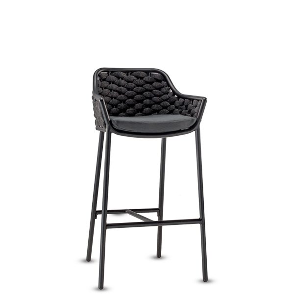 Maverick Bar Stool Black