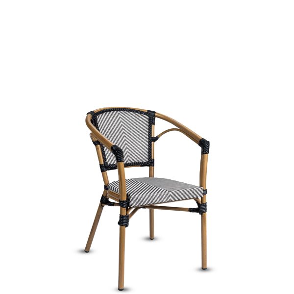 Topaz Armchair Black